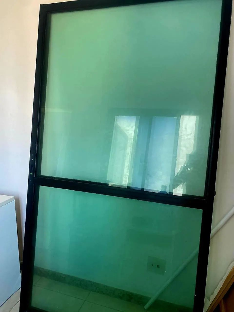 Porta de vidro  2,15x 2,30