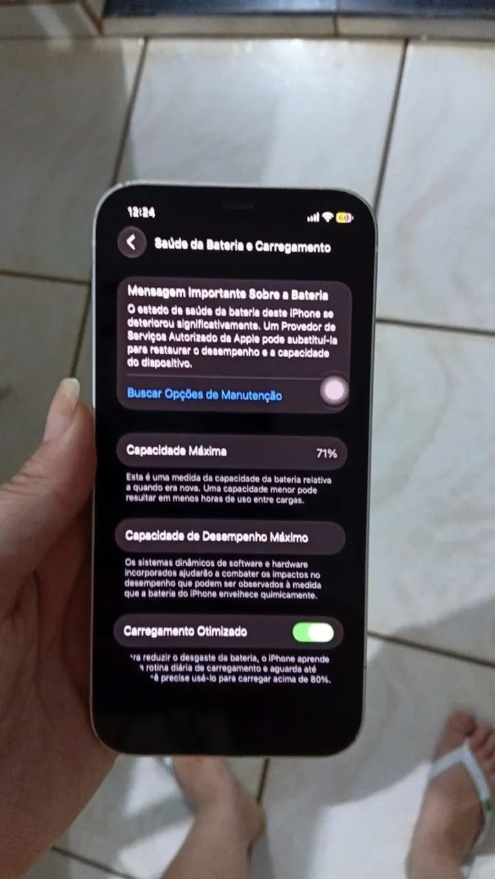 VENDO IPHONE 12 (PREÇO NEGOCIÁVEL) - Foto 3