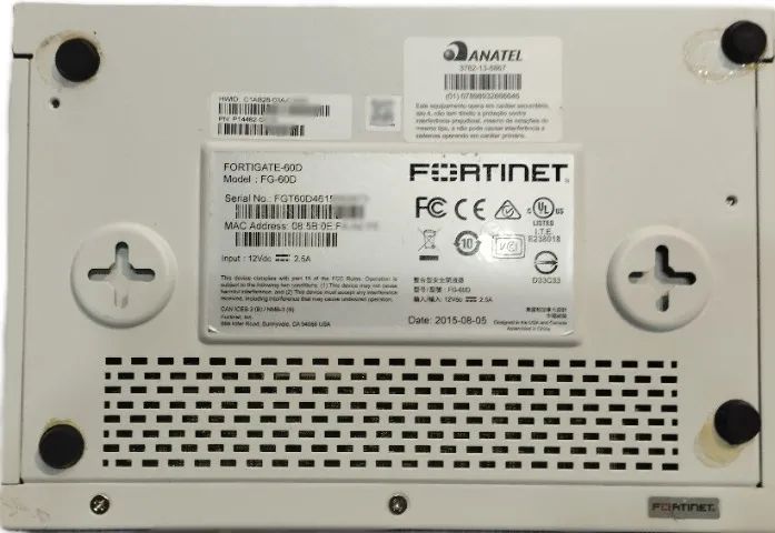 Roteador Fortinet Série 60D FortiGate 60D - Foto 4