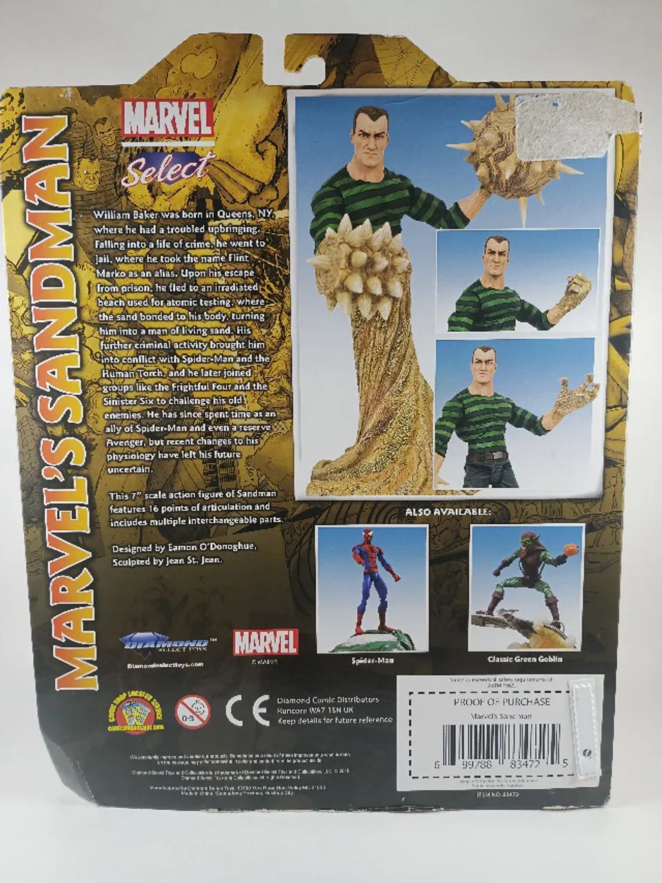 Marvel Select Sandman (Homem-Areia) LACRADO - Foto 5