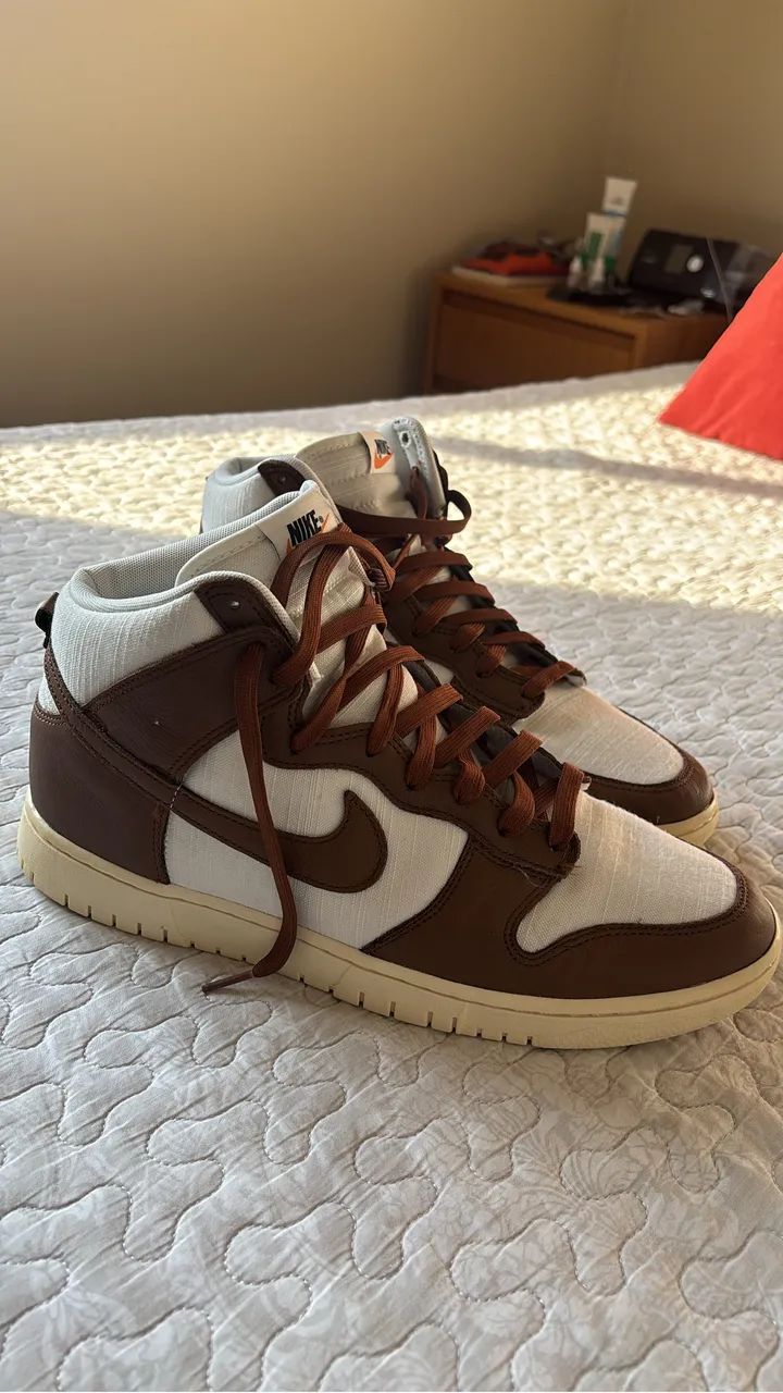 Tênis nike dunk high vintage pecan 44