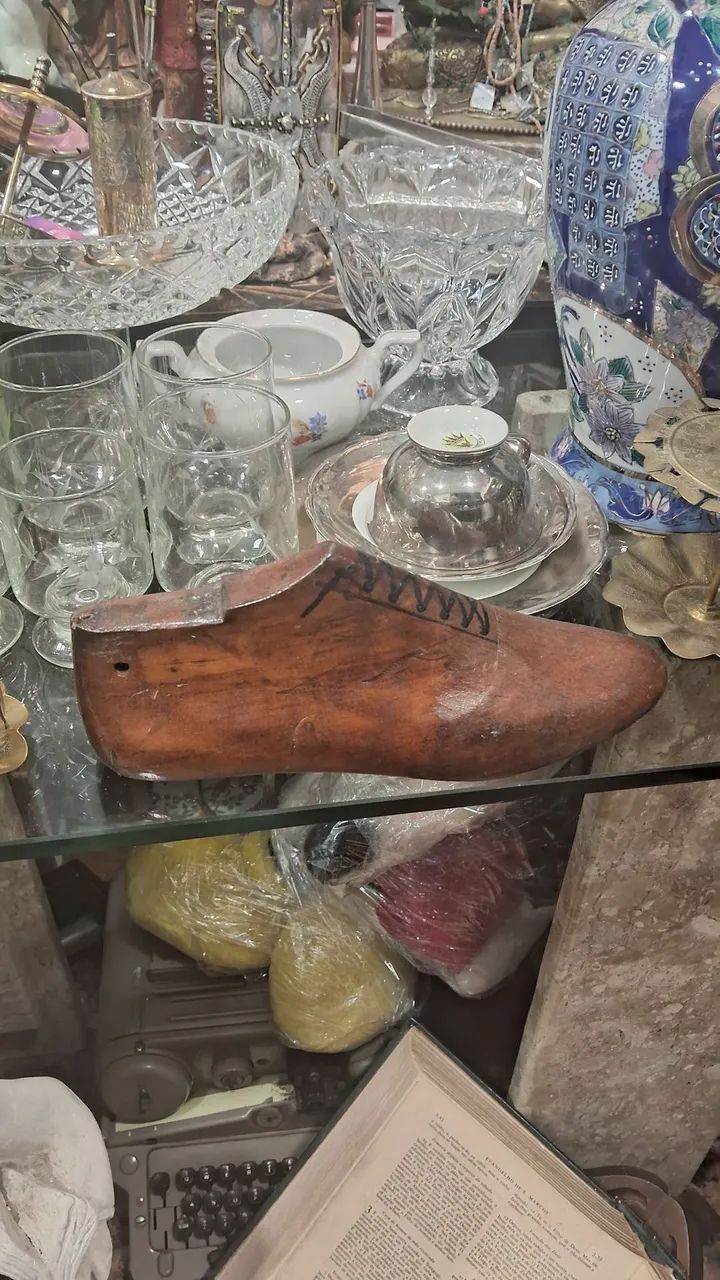 Sapato molde de madeira década 50/60