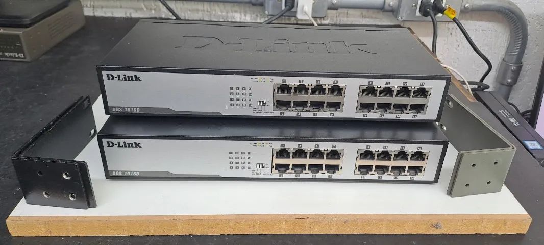 SWITCH DLINK 16 PORTAS GIGABITE MOD. DGS-1016D USADO