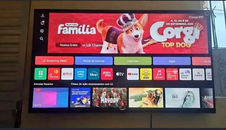 Vendo smart tv 55 polegadas LG - Foto 2