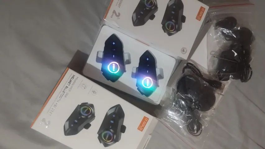 Intercomunicador capacete kit com 2 (PROMOÇÃO) - Foto 2