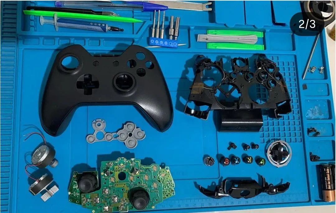 Conserto de controles de vídeo games 