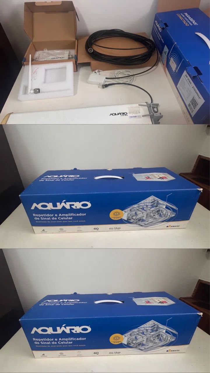 Amplificador de sinal de celular aquário 