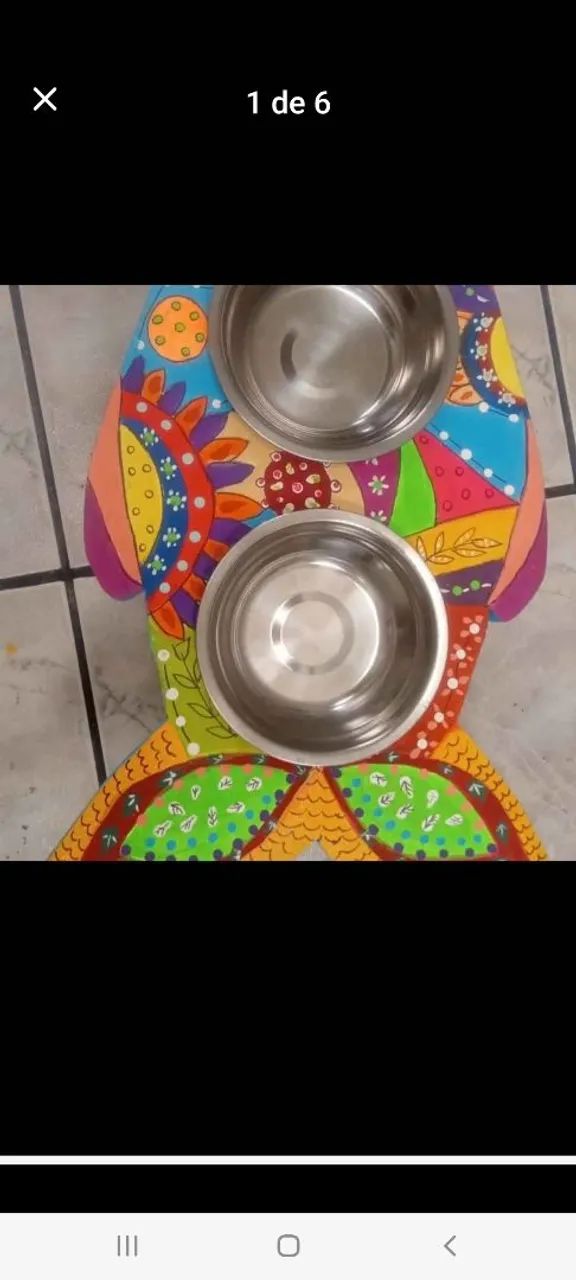 Comedouro para gatinhos 