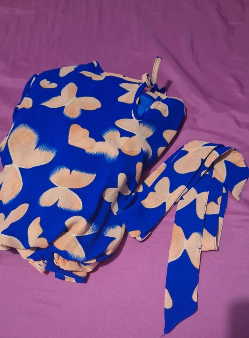 Vestido midi estampado borboletas  - Foto 5