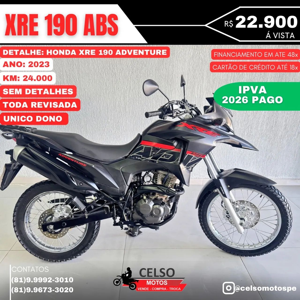 Honda 190 Adventure Flex 2023 - 1496093234 | OLX