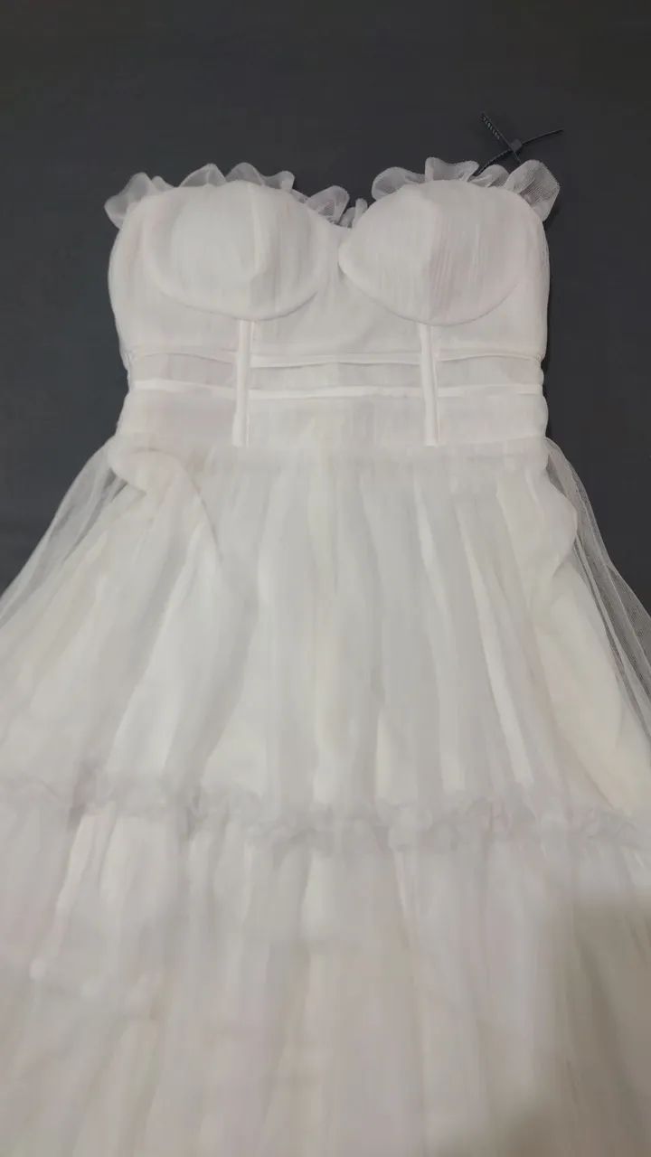 Vestido branco para noivas, debutantes e pré-wedding. - Foto 5