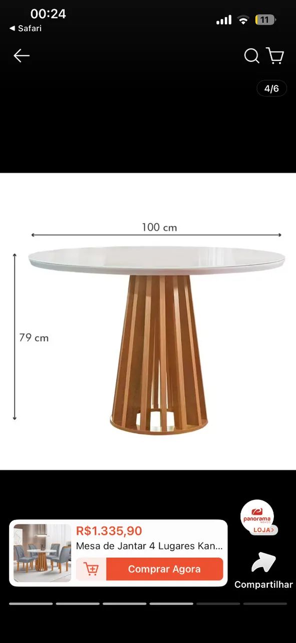 Mesa de jantar Kappesberg 65171911697537121