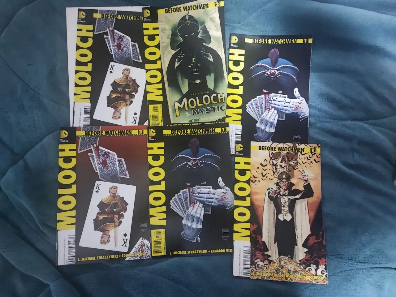 Lote de HQs moloch com capa variantes 