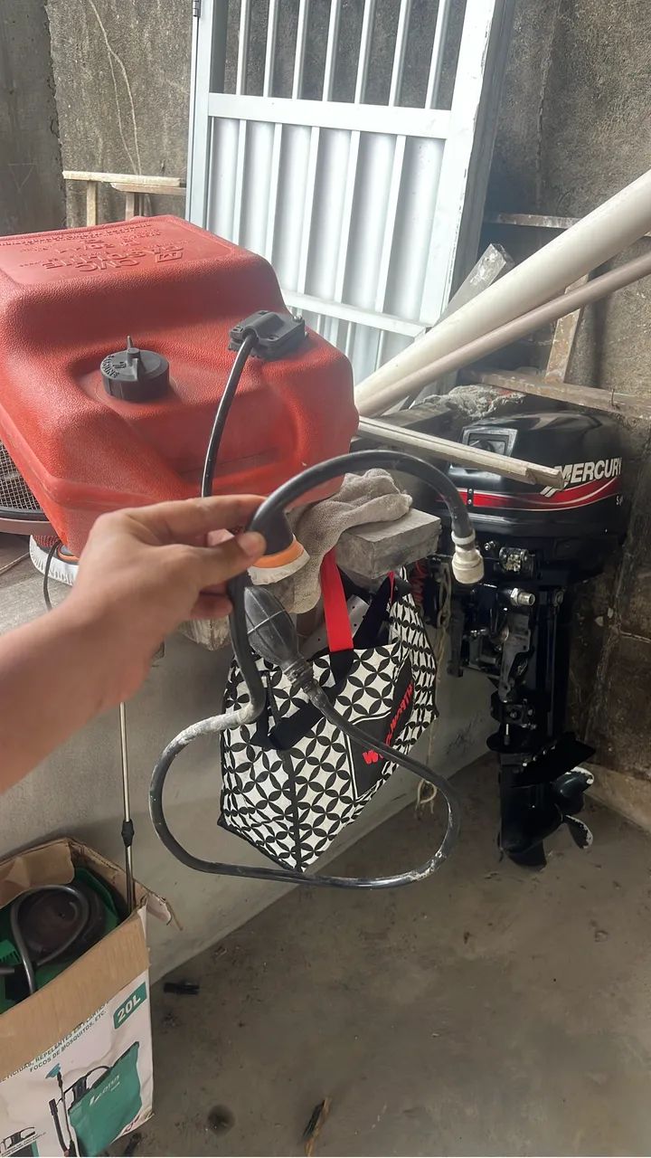 MOTOR DE POPA MERCURY JAPONÊS 15HP - Foto 5