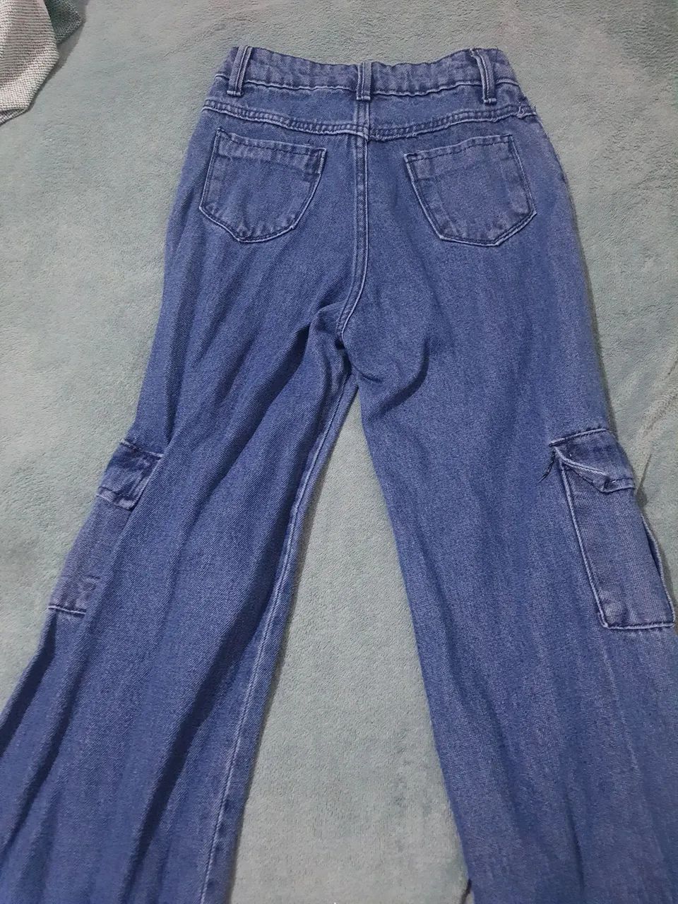 calça cargo jeans - Foto 2