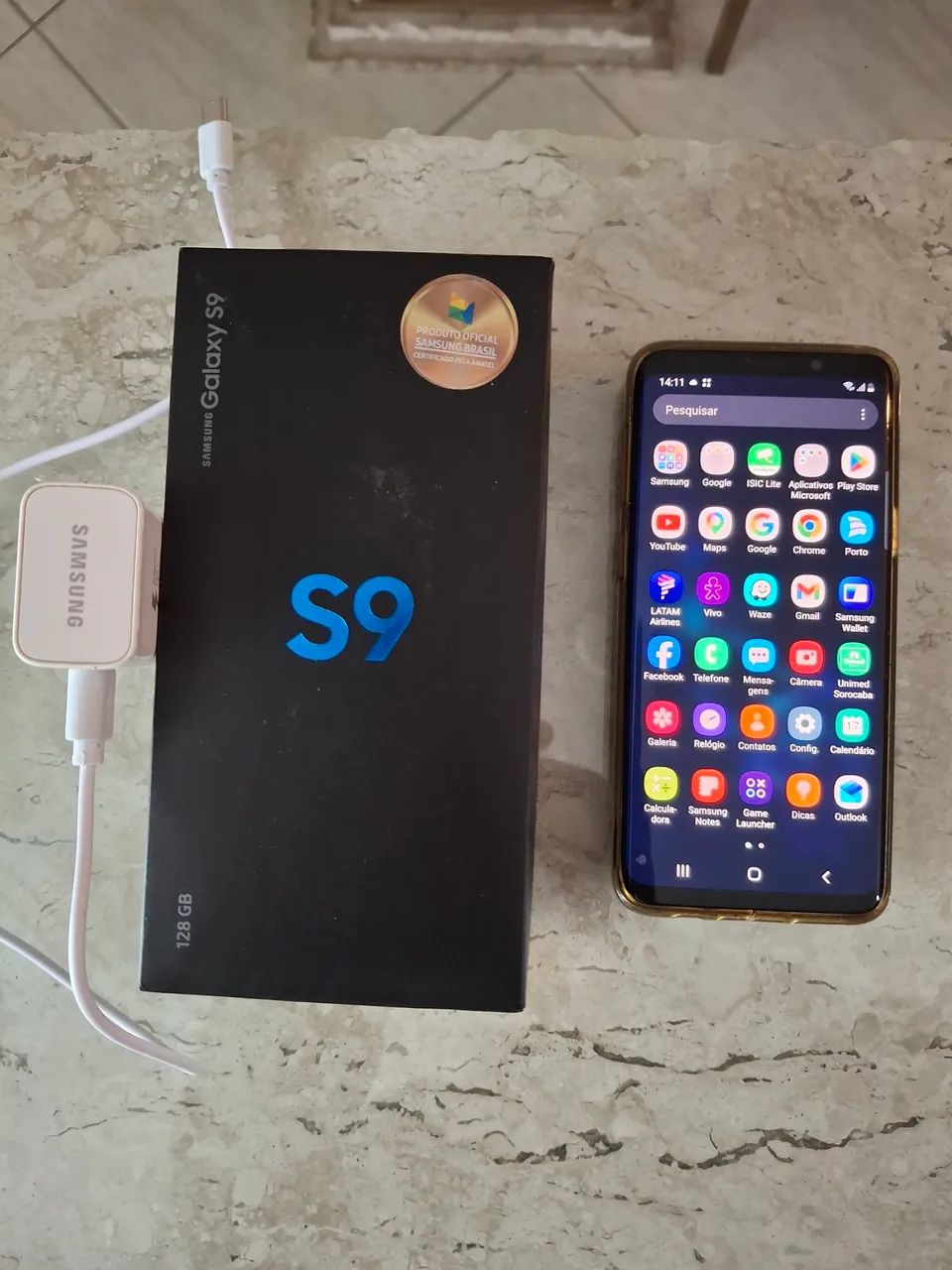Celular S9 Samsung 128g Cinza Escuro