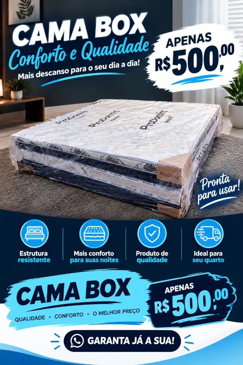 cama casal. 12cm de espuma premium. 