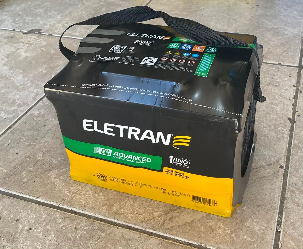 Bateria Eletran 60Ah nova ? - Foto 2
