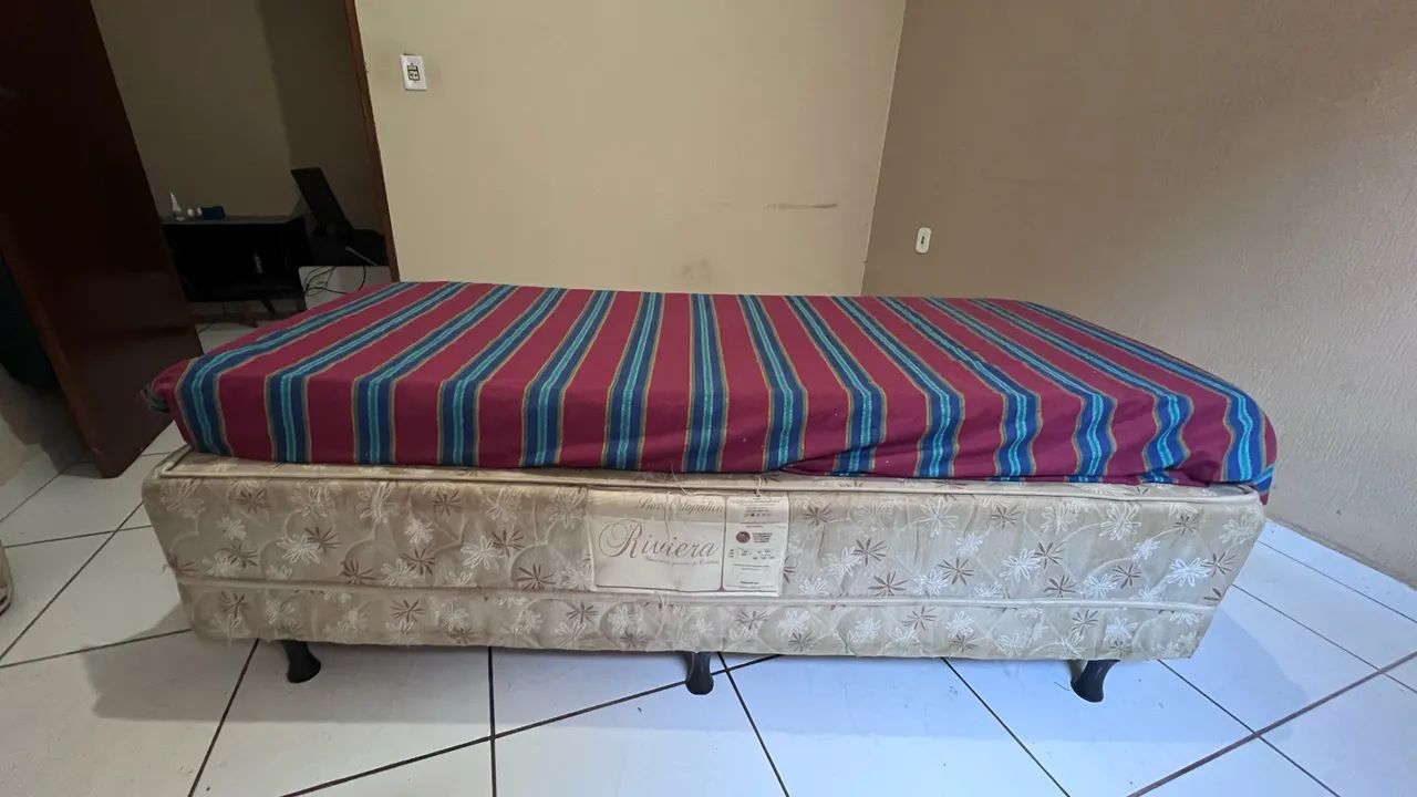Cama box de solteiro com colchão  - Foto 3