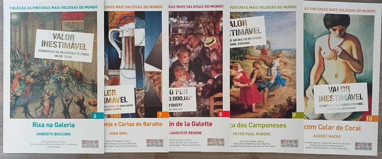 Coleção: As Pinturas Mais Valiosas do Mundo - Revista Caras + HSBC. - Foto 2