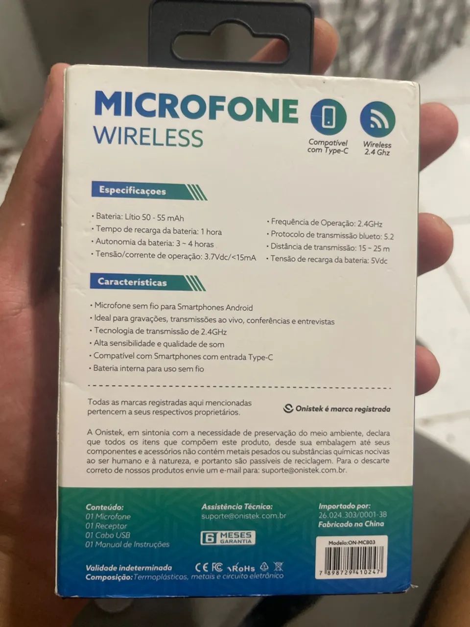 Microfone lapela  - Foto 2