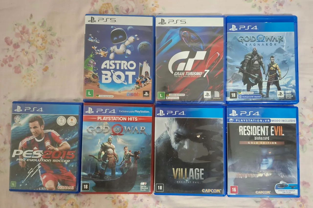 JOGOS DE PS4 E PS5