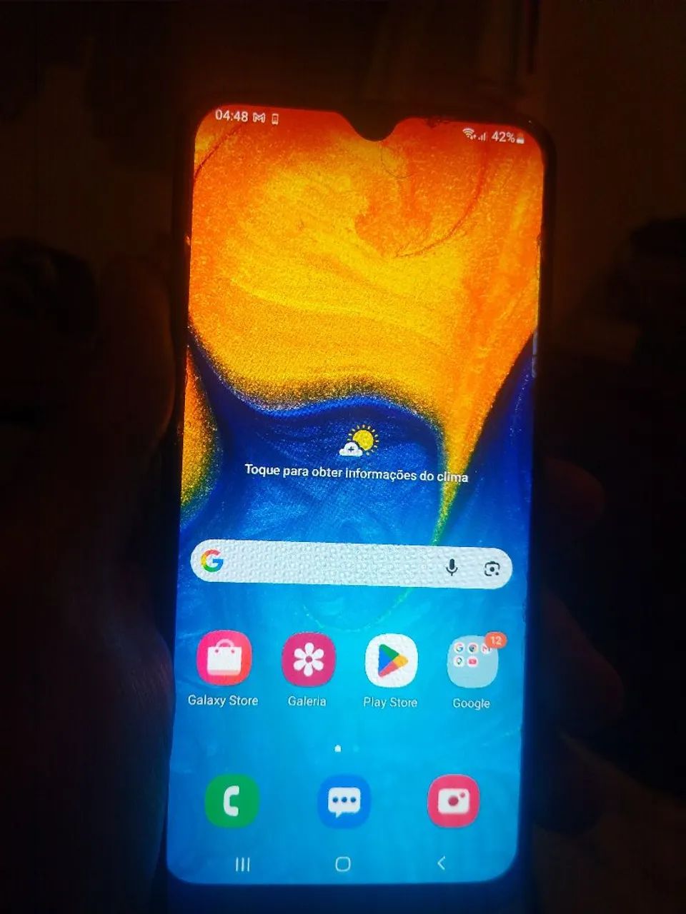 Samsung Galaxy A20 azul