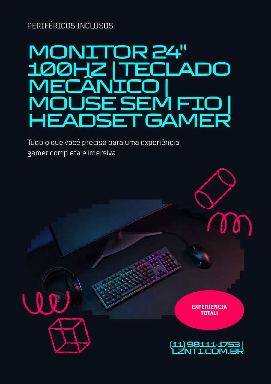 ? SETUP GAMER COMPLETO - PRONTO PARA JOGAR! ? - Foto 3