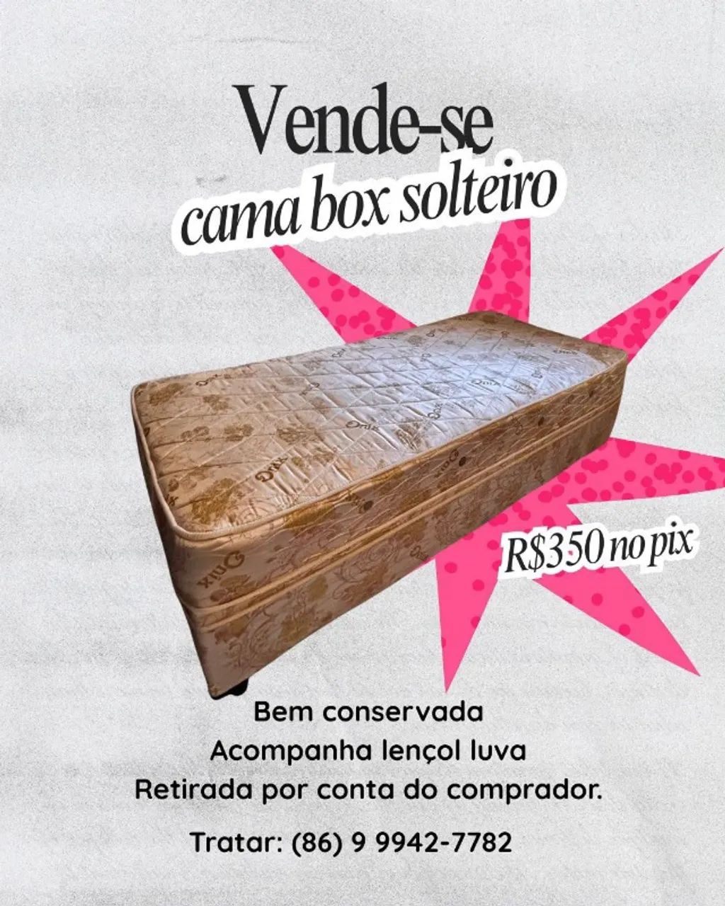 Cama box Solteiro Teresina - Foto 4