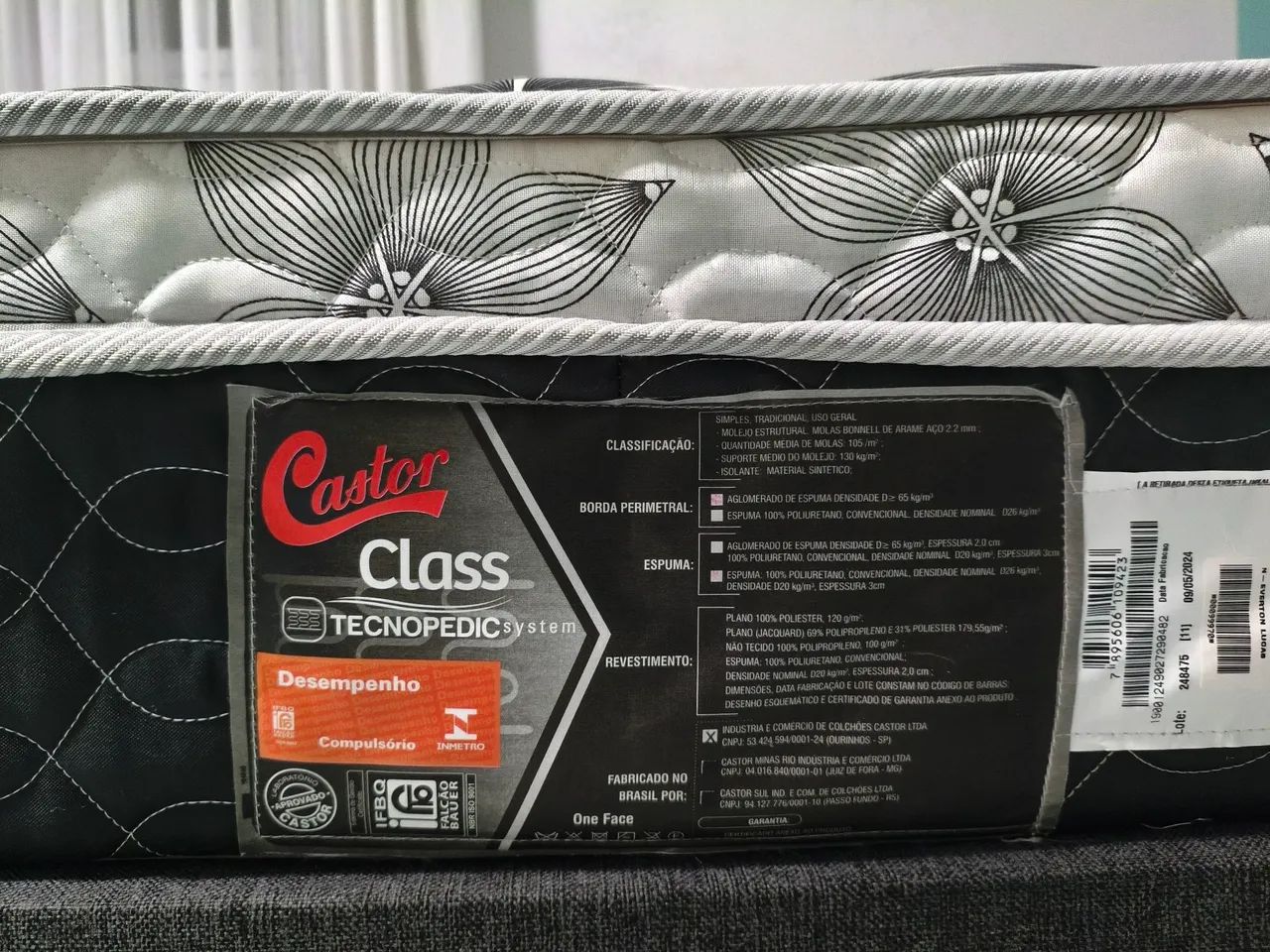 Cama box viúva com baú e cama auxiliar com colchão novo - Foto 2