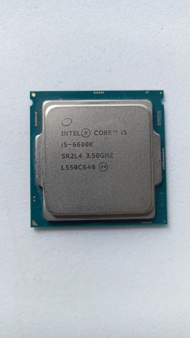 Processador Intel I5-6600K 3,5GHz (3,9GHz Overclock)