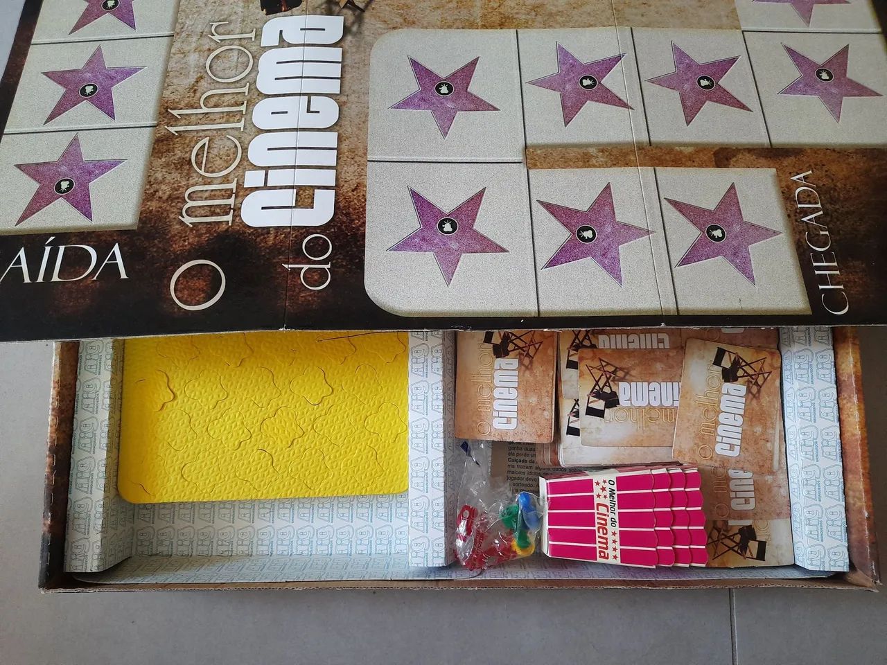 Jogo de tabuleiro O Melhor Do Cinema (fab 2009) - Foto 3