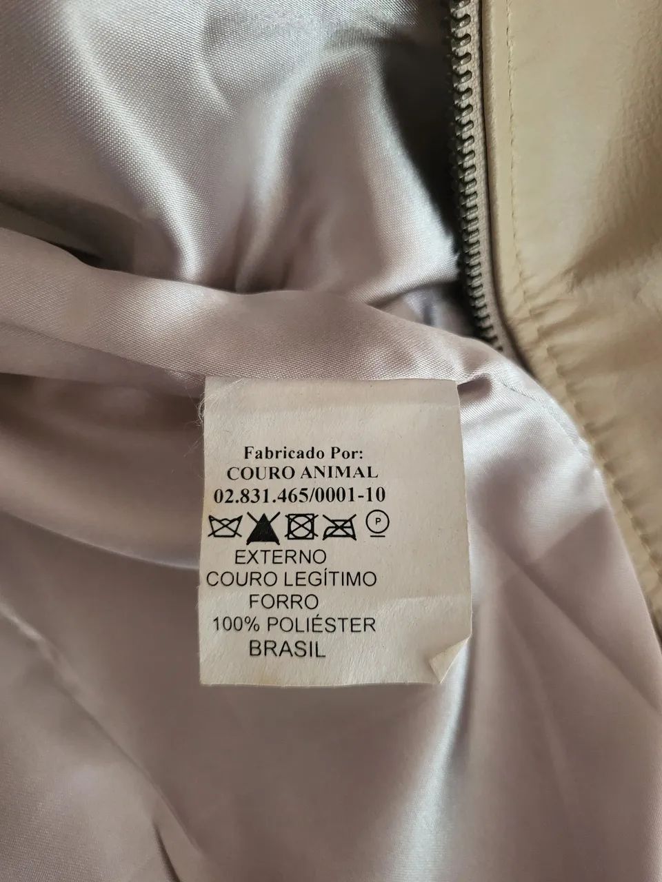 Jaqueta masculina de couro TOSATTO - Foto 5