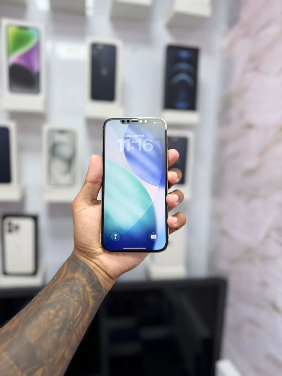 IPHONE 12 PRO MAX 128GB<br>R$ 2.250,00 MUITO LINDO - Foto 5