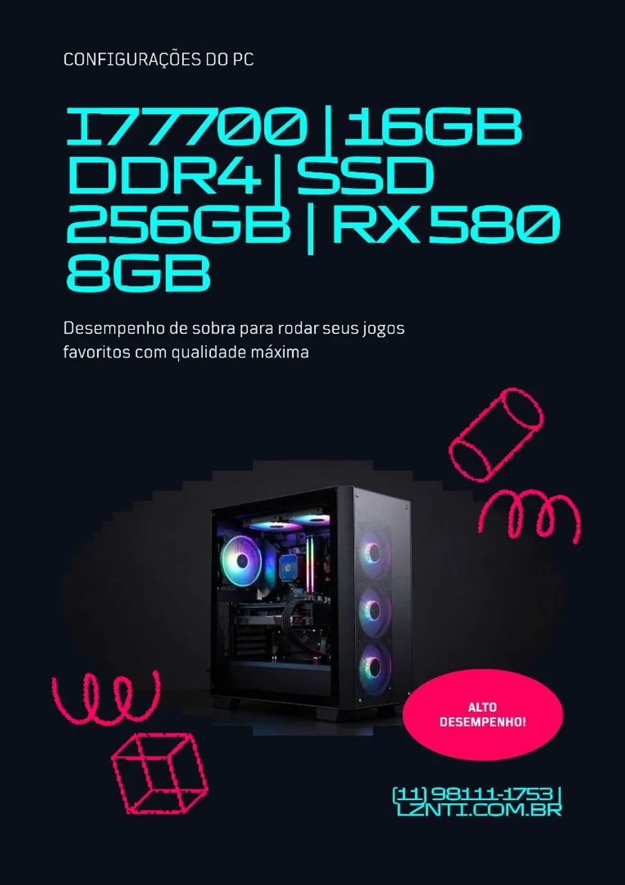 ? SETUP GAMER COMPLETO - PRONTO PARA JOGAR! ? - Foto 2
