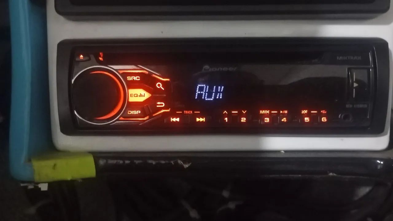 Rádio piooner com subwoofer