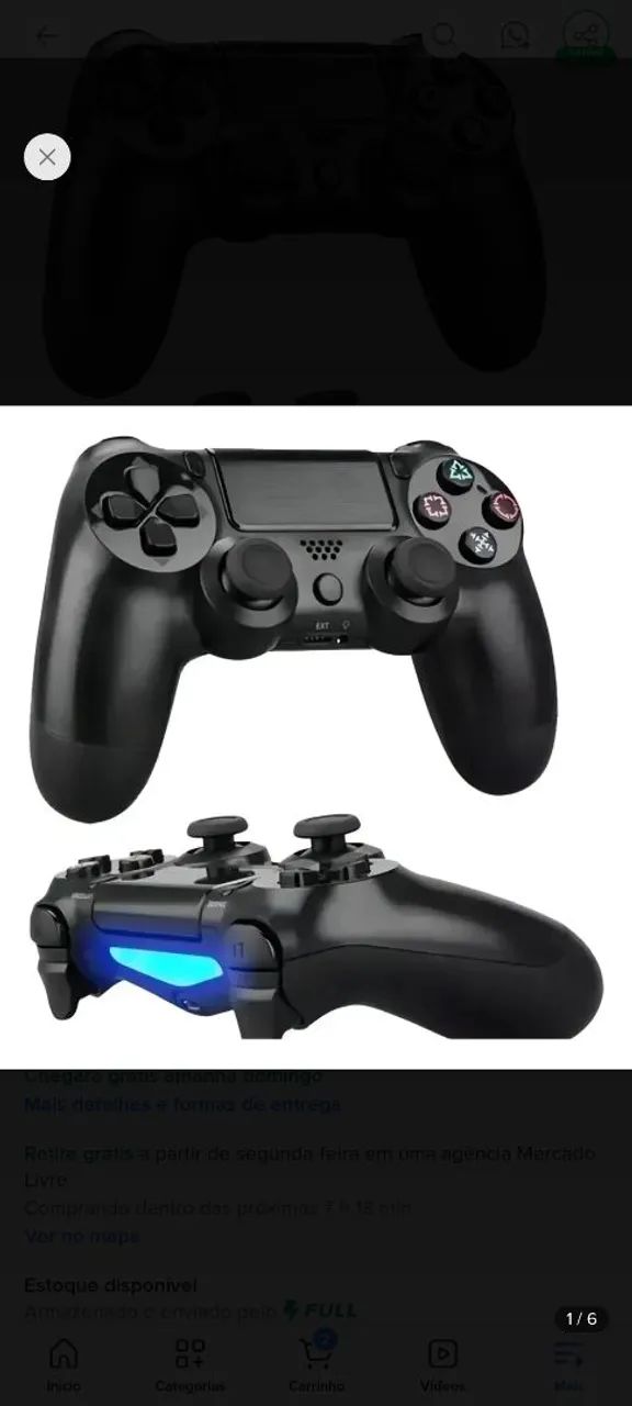 Controle wireless, zero Pc , Xbox ps3 ps4