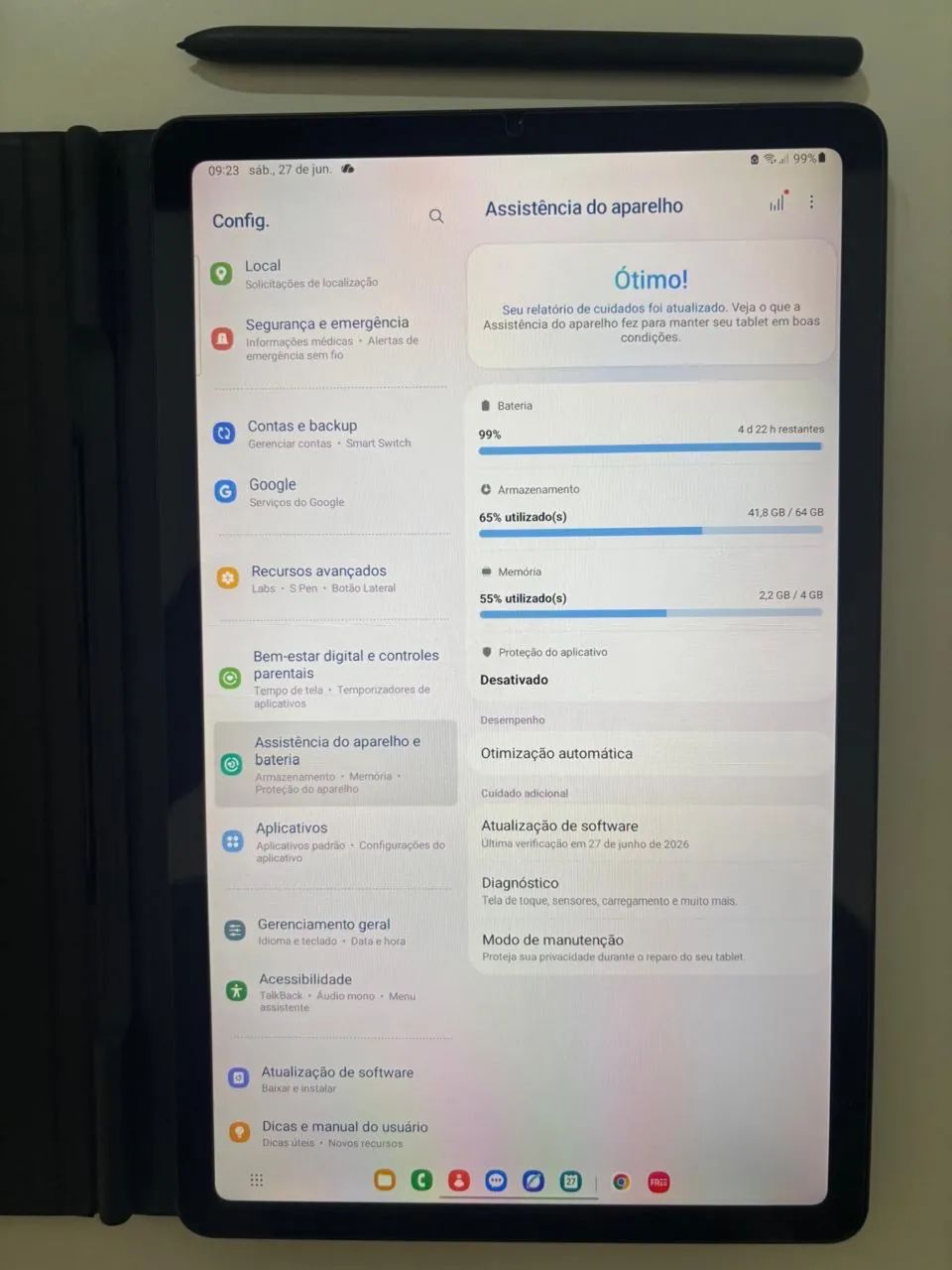 Samsung Tab S6 Lite 64gb + 128gb SD - Foto 2