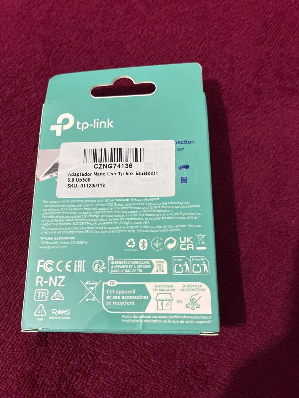 Adaptador Bluetooth TP-Link UB500 Bluetooth 5.4 Lacrado - Foto 2
