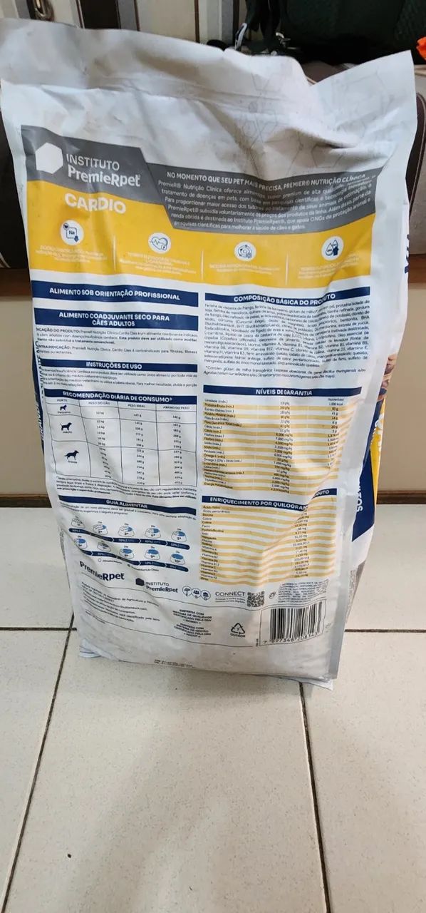 Ração Premier Nutrição Clínica Cardio Cães Adultos Porte Médio e Grande 10,1 kg - Foto 3