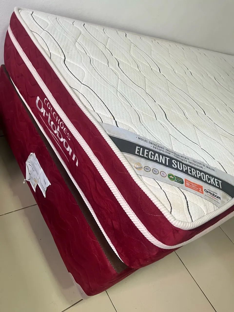 Cama de solteiro ortobom