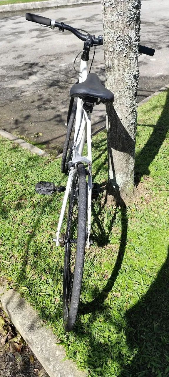 Bicicleta Urbana Hi-Ten Branca - Foto 3
