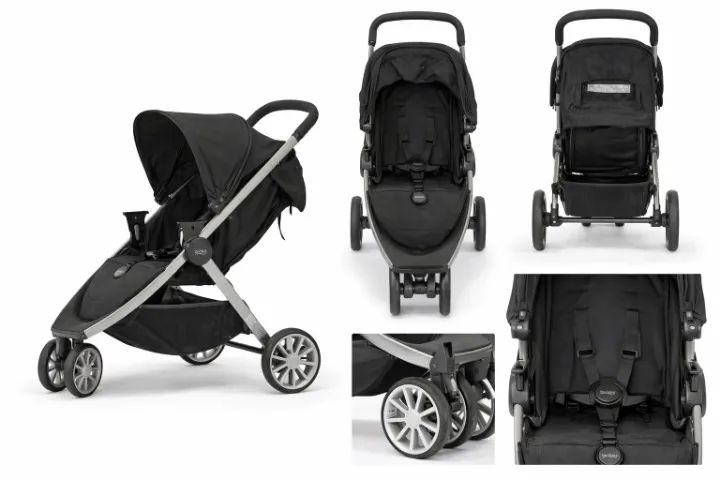 Carrinho de Bebê Britax B-Agile + Bebê Conforto com Base Isofix