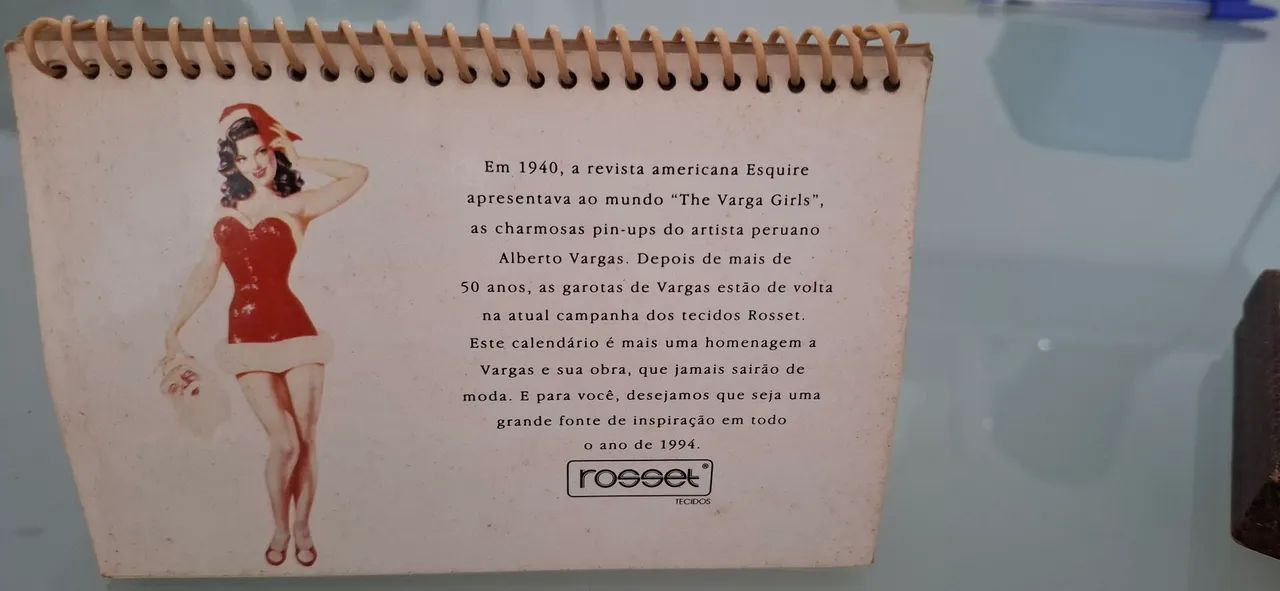 Calendário pin ups