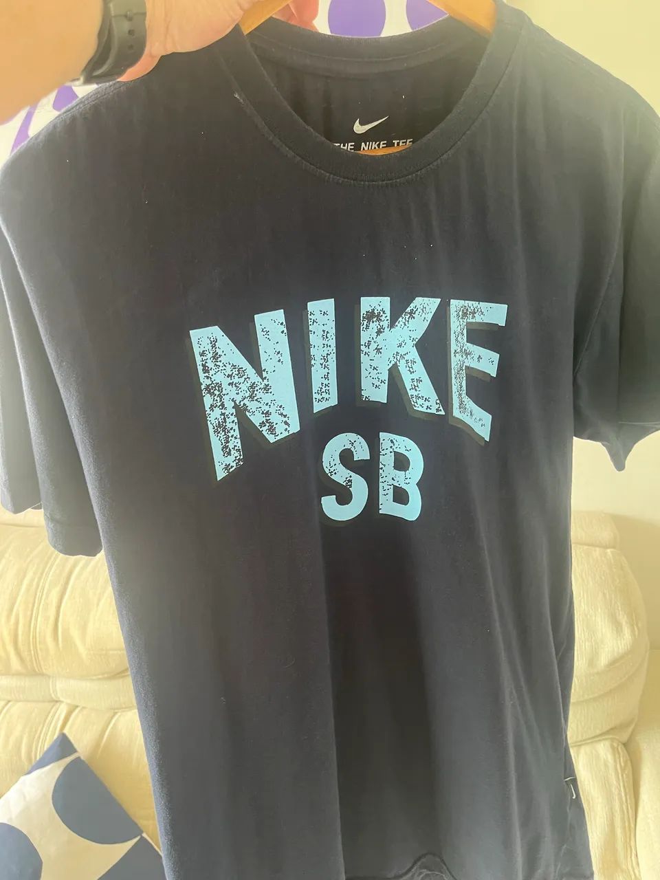 camisa Nike sb azul 