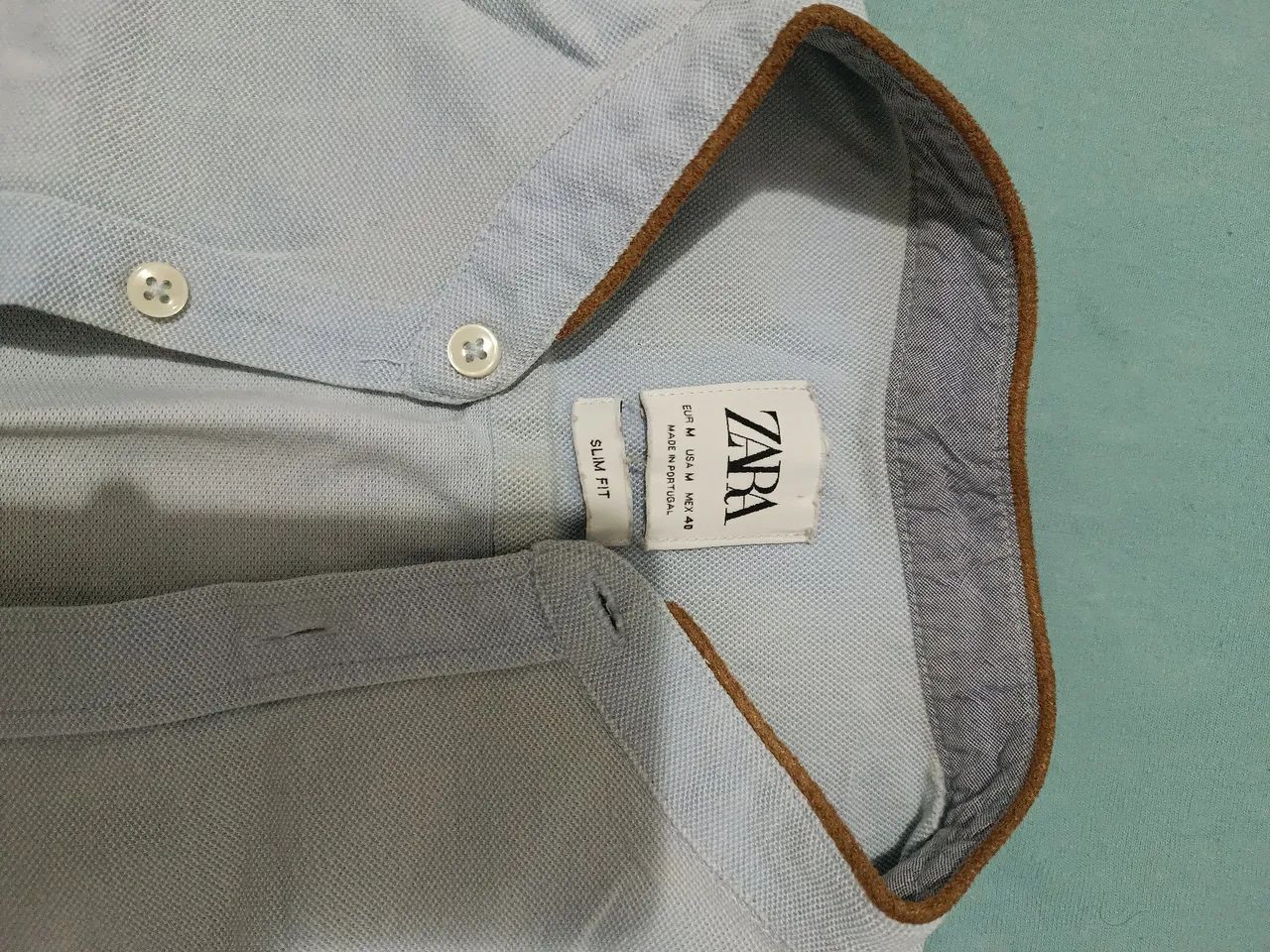 Camisa social de manga curta da Zara  - Foto 2