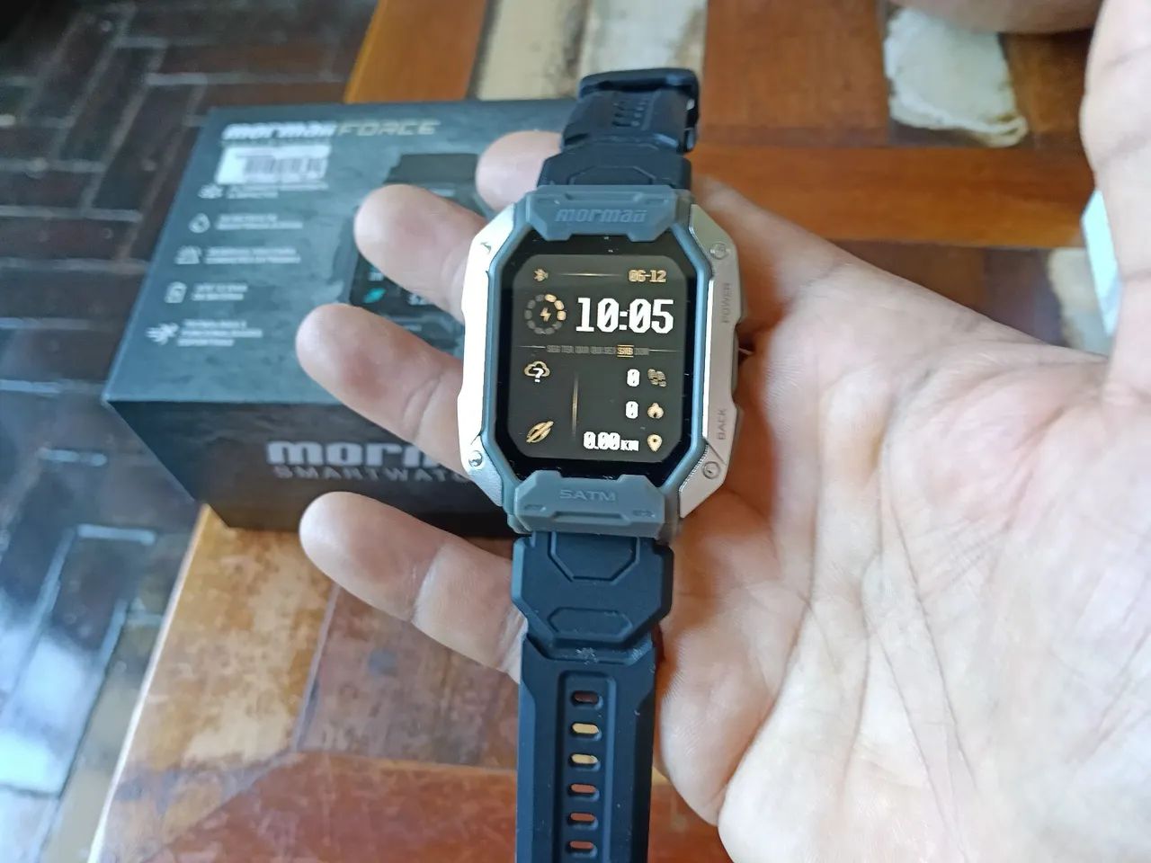 Smartwatch Mormaii Force  - com caixa e pulseiras extras 