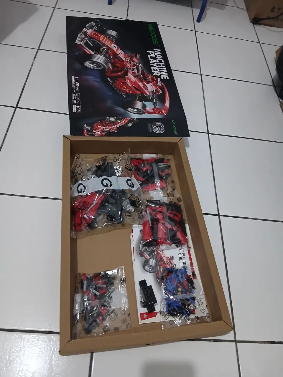 FORMULA 1 CARRINHO BLOCO DE MONTAR + 455 PÇS * NOVO * - Foto 4