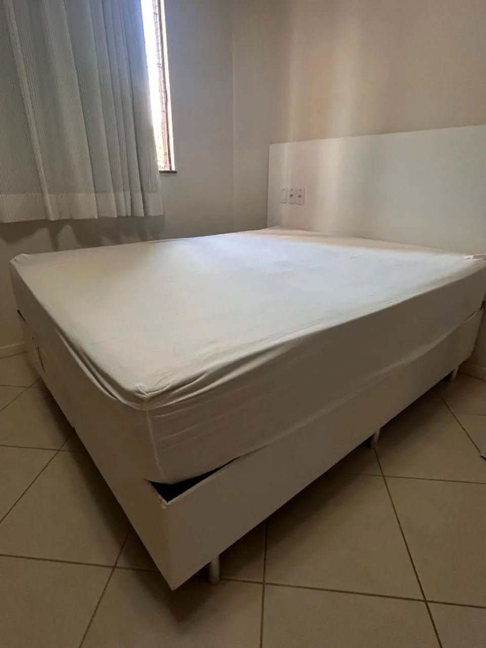 CAMA BOX QUEEN colchão Pro-Força-Pro Saúde Espuma HR45 - Foto 3