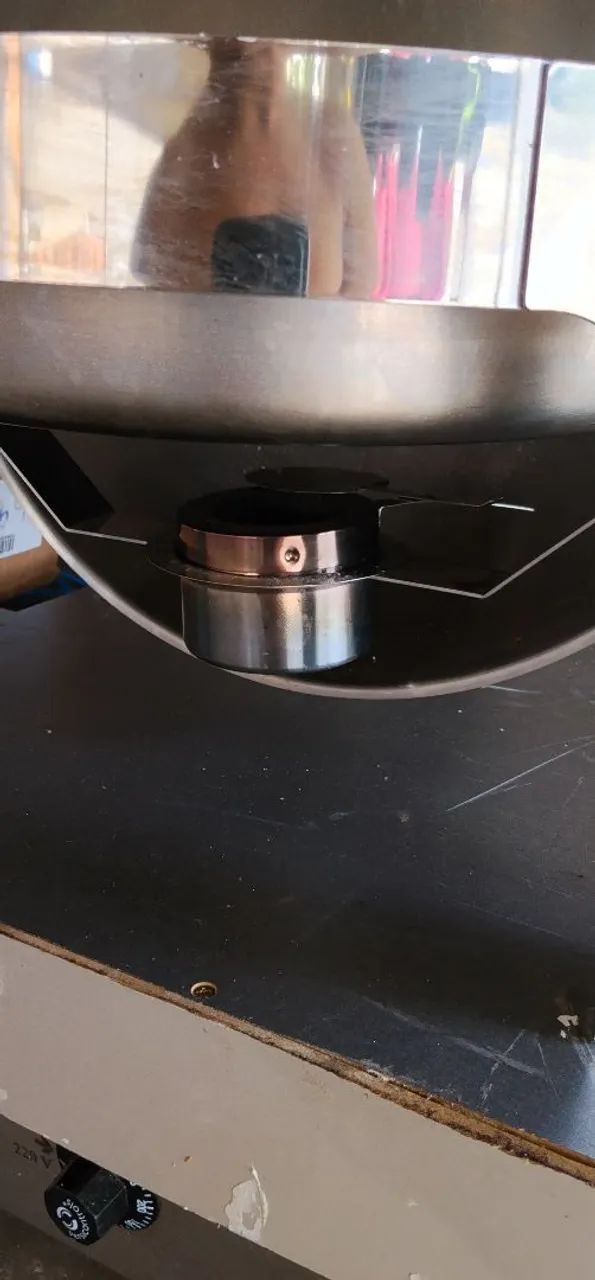 Um réchaud redondo de aço inox zerado ainda com caixa!! - Foto 3